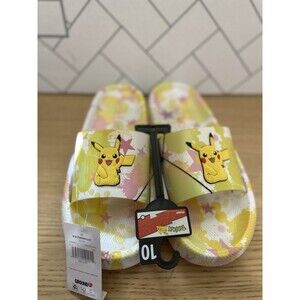 Pokémon Ground Up Slides Yellow Size 10 NWT